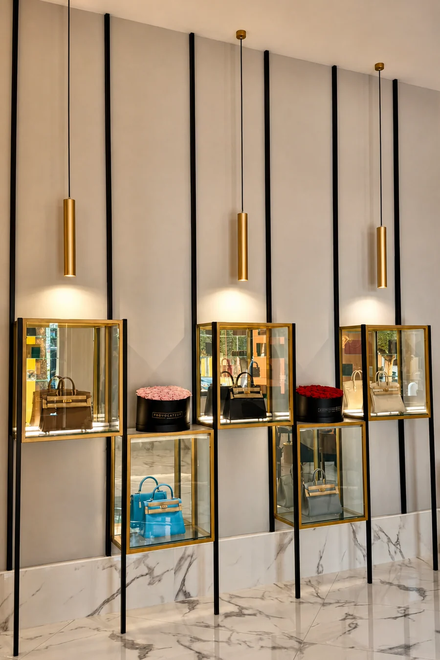 Boutique display cabinets
